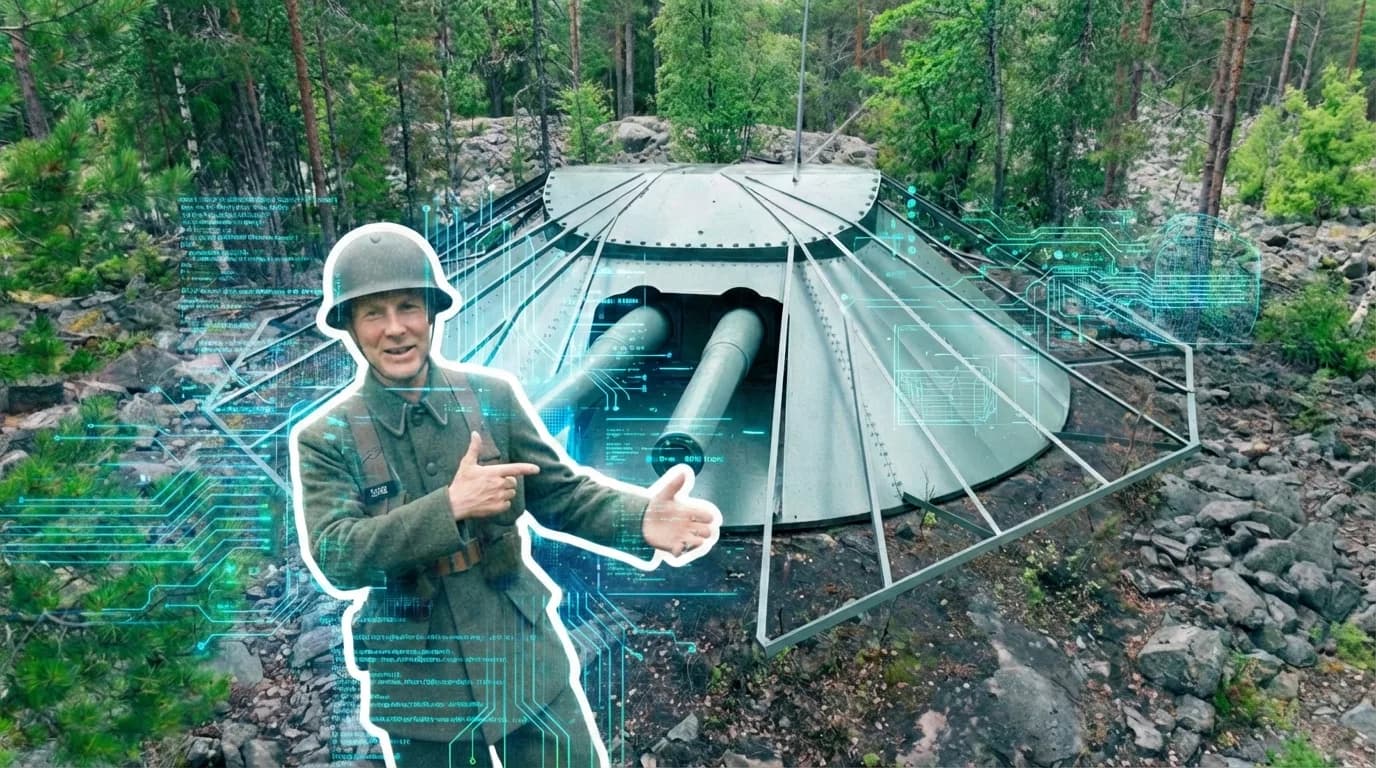 Stig — AI guide at Siknäsfortet